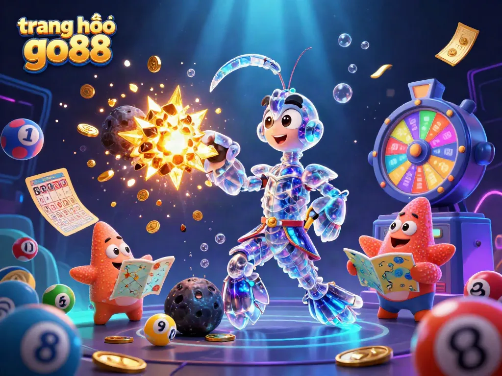 Experience the excitement of trang chủ go88 with a vibrant, dynamic digital scene capturing the thrill of gaming.